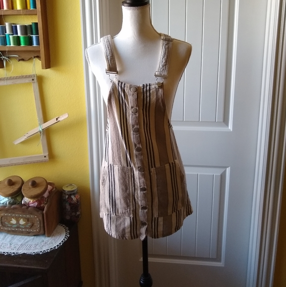 Harper Dresses & Skirts - 💖Donated💖 Harper Striped Overall Dress